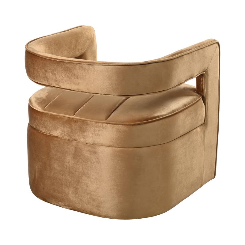 Celi Modern Velvet Accent Chair by Christopher Knight Home