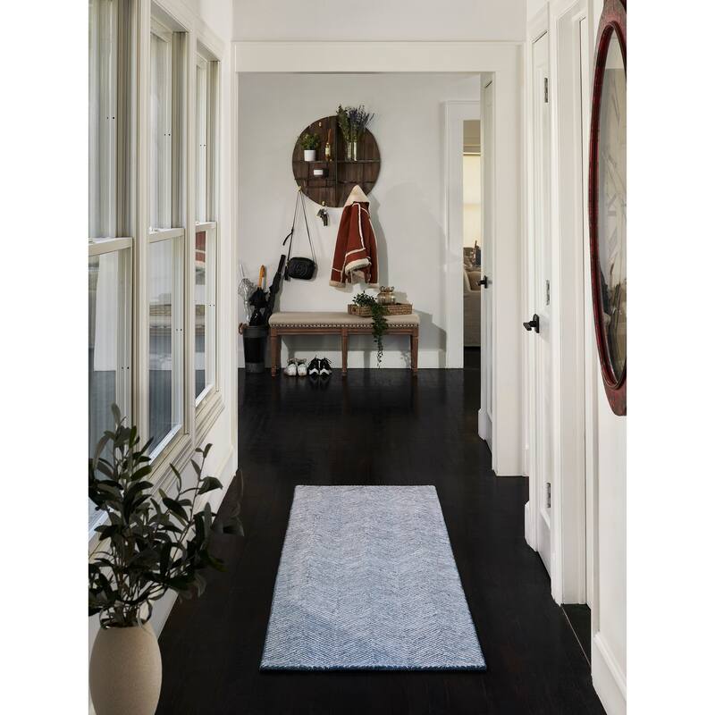 Momeni Charles Hand-tufted Wool Chevron Pattern Area Rug