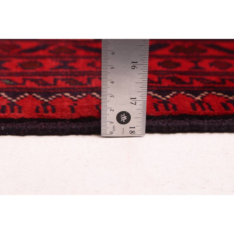 ECARPETGALLERY Hand-knotted Finest Khal Mohammadi Red Wool Rug - 5'1 x 6'6