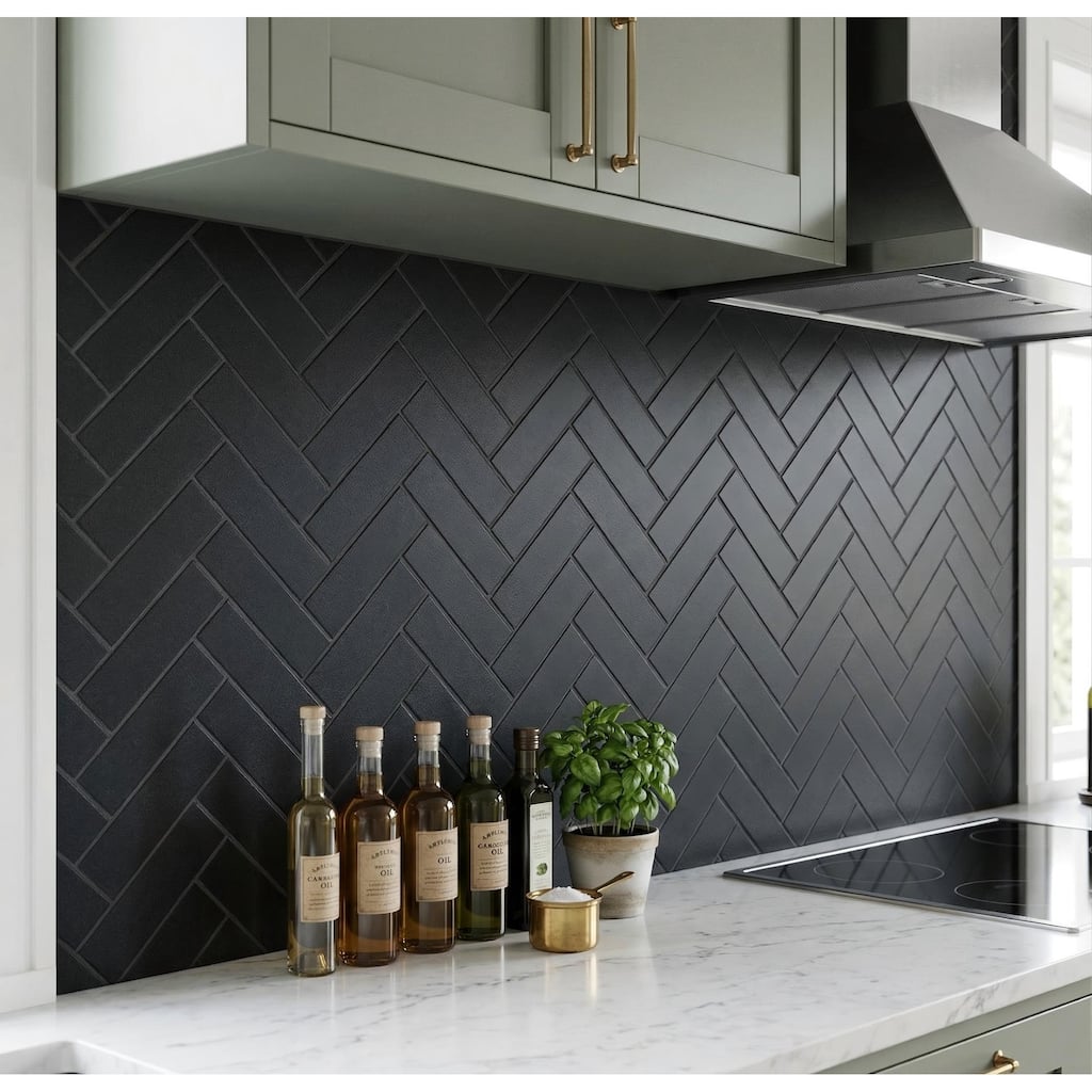 ES STONE - Basalt Natural Stone Subway Tile - 3" X 12" Wall & Floor Tile - Case (10 Square Feet)