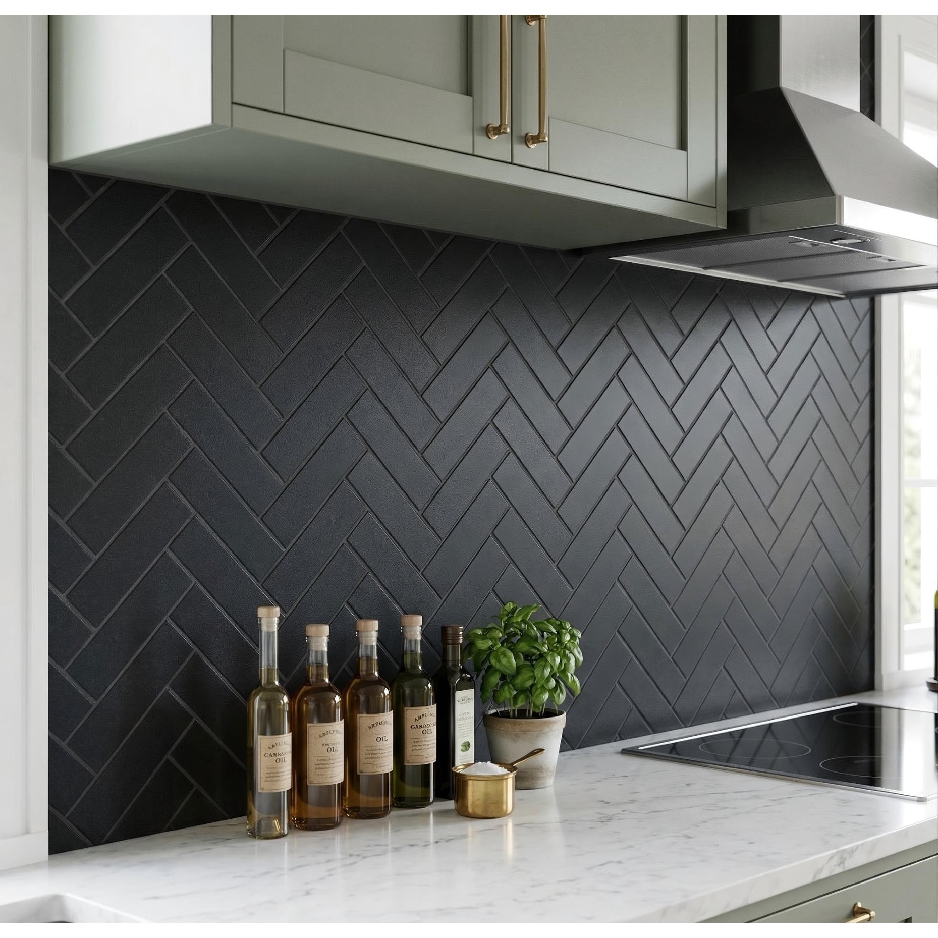 ES STONE - Basalt Natural Stone Subway Tile - 3" X 12" Wall & Floor Tile - Case (10 Square Feet)