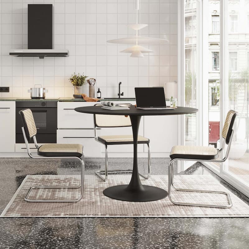 47.24"Modern Round Dining Table,only 1PC table