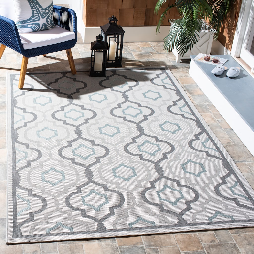 SAFAVIEH Courtyard Annmarie Indoor/ Outdoor Waterproof Patio Backyard Rug