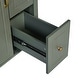preview thumbnail 20 of 53, GDFStudio - Cielo 24" Bathroom Vanity with Ceramic Sink, 2 Soft Close Drawers, Door & Storage Racks