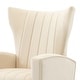 preview thumbnail 2 of 7, Modern Wingback Arm Chair with Gold Legs