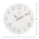 preview thumbnail 19 of 19, FirsTime & Co. Rustic Farmhouse Barn Wood Wall Clock