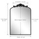 preview thumbnail 19 of 26, Arched Vintage Wall Mirror and Metal Frame Baroque Style Bathroom Vanity Mirror