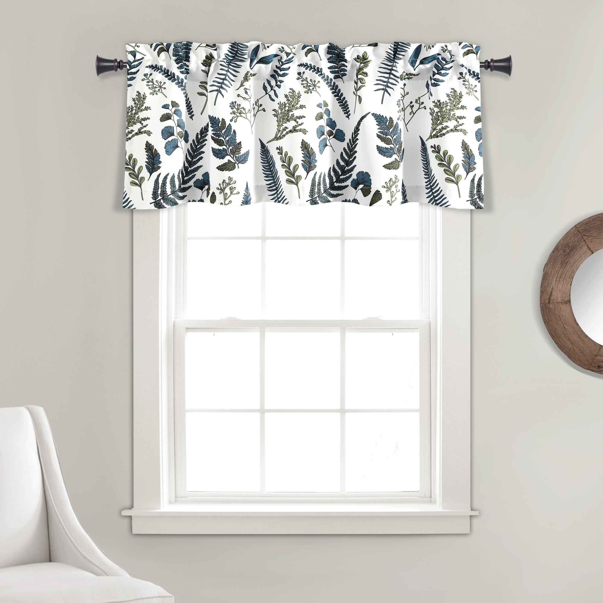 Lush Decor Devonia Allover Light Filtering Valance - 18" x 52"