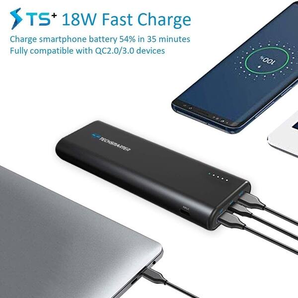Techsmarter 26800mah 30w Usb C Pd Portable Charger Power Bank For Androids Iphone Samsung Galaxy Macbook Air Ipad Air Pro On Sale Overstock 31138155 Choosing the right usb c power bank requires a lot of research. usd