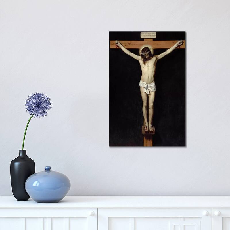 iCanvas "Christ crucifies, 1632" by Diego Rodriguez de Silva y Velazquez Canvas Print - 18x12x1.5