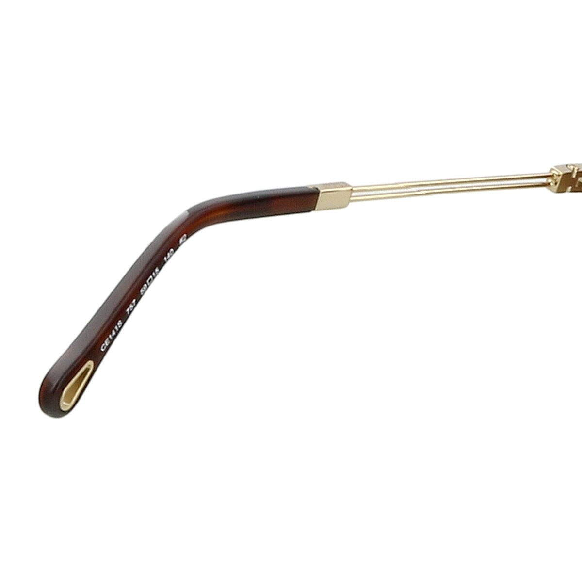 Chloe CE141S 757 Reece Gold/Havana Aviator Sunglasses for  display picture 1