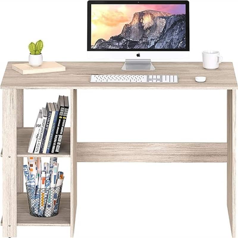 Home Office Computer Desk with Shelves