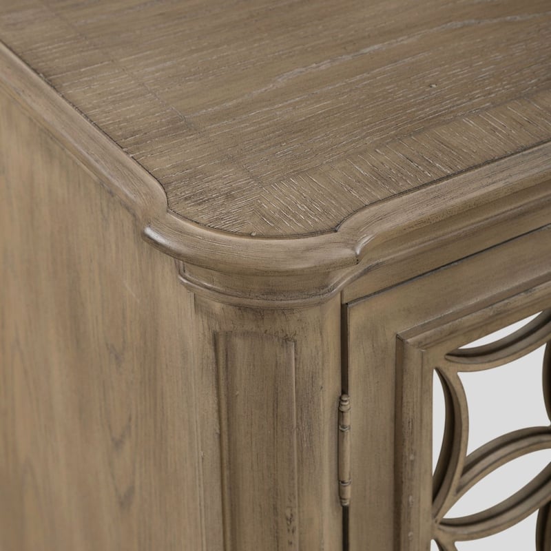 Magnolia Manor Mirrored Entertainment TV Stand - 2 Finishes
