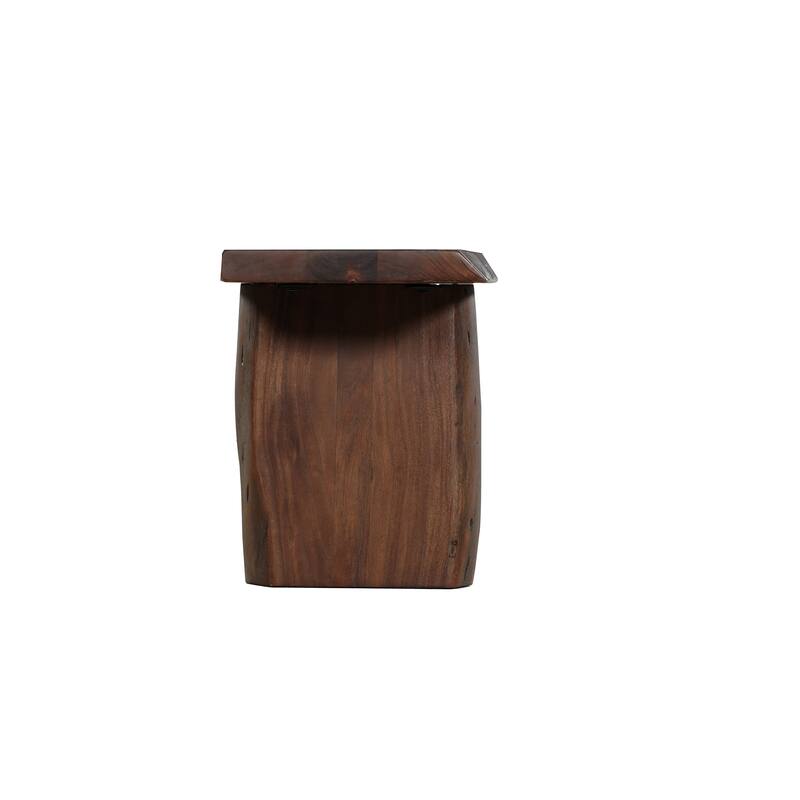 Cedar Live Edge Solid Wood Dining Bench