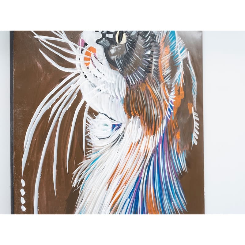 Wandela Wall Canvas Paintings 47'' x 27'' - Brown