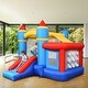 preview thumbnail 2 of 0, Kids Inflatable Castle Bounce House without Blower - Multi - 94" X 106" X 78.5"
