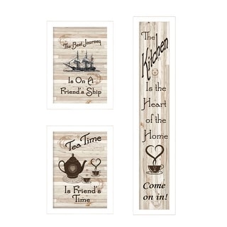 kitchen prints: the ideal solution for kitchen decor... Set Of Three The Kitchen Collection Ii 4 White Framed Print Kitchen ...