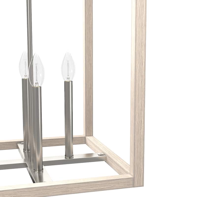 Hunter Squire Manor Pendant - Foyer, Island, Dining Room - Candle, Cage, Modern Farmhouse, Lantern