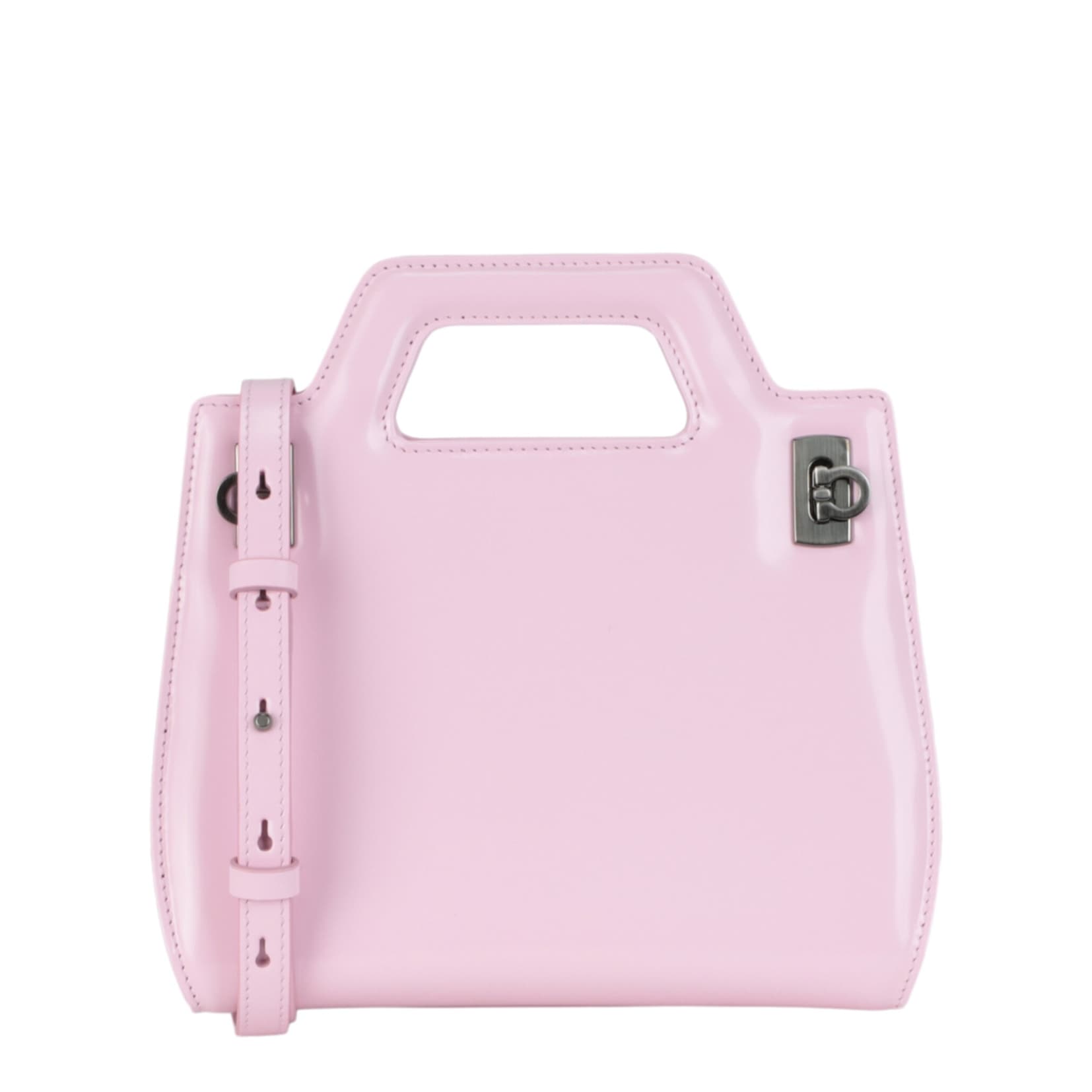 Ferragamo Mini Wanda Leather Top-Handle Bag