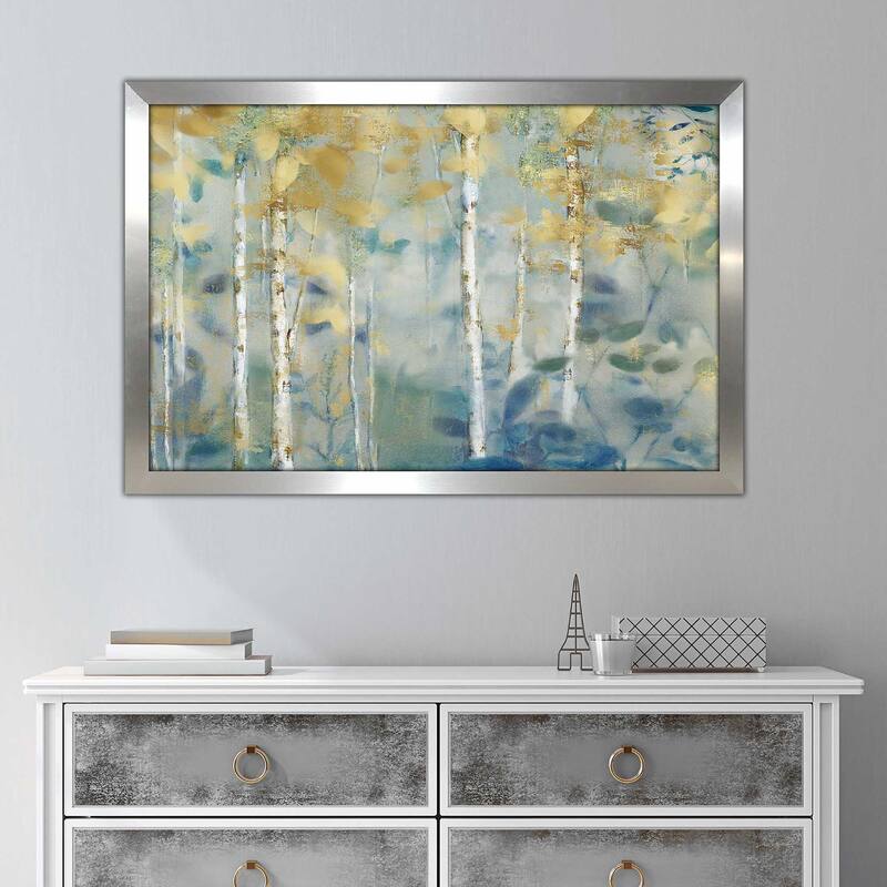 "Gilded Forest II (Horizontal)" by Nan Print on Acrylic