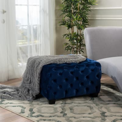 Elegant Design Ottoman with Velvet ,suit a variety of stylish home Settings