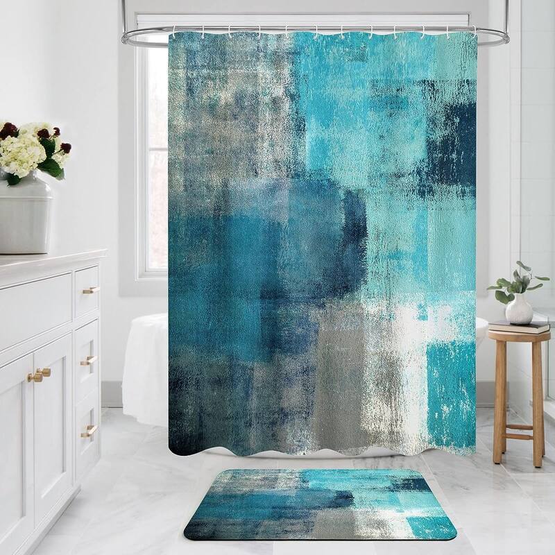 Shower Curtains for Modern Abstract Bathroom Decor Shower Curtain