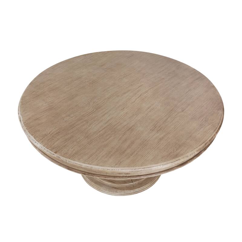 Beatriz Reclaimed Wood 60-inch Pedestal Dining Table by Kosas Home