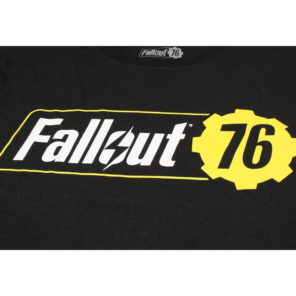 Shop Fallout 76 Shirt Men S Adult Video Game Logo Black T Shirt Overstock 24259892