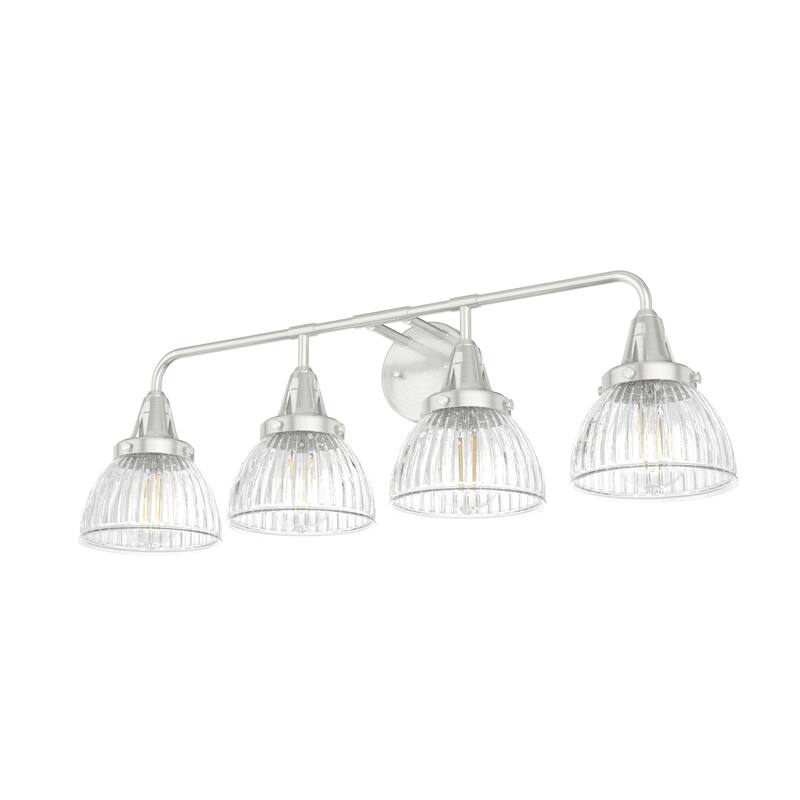 Hunter Cypress Grove 4-Light Vanity Wall Light - Industrial, Transitional, Contemporary - Damp Rated!