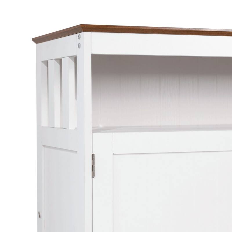 Classic Sideboard and Buffet Cabinet with Open and Closed Storage