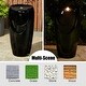 preview thumbnail 18 of 46, Glitzhome 30"H Oversized LED Ceramic Fountain