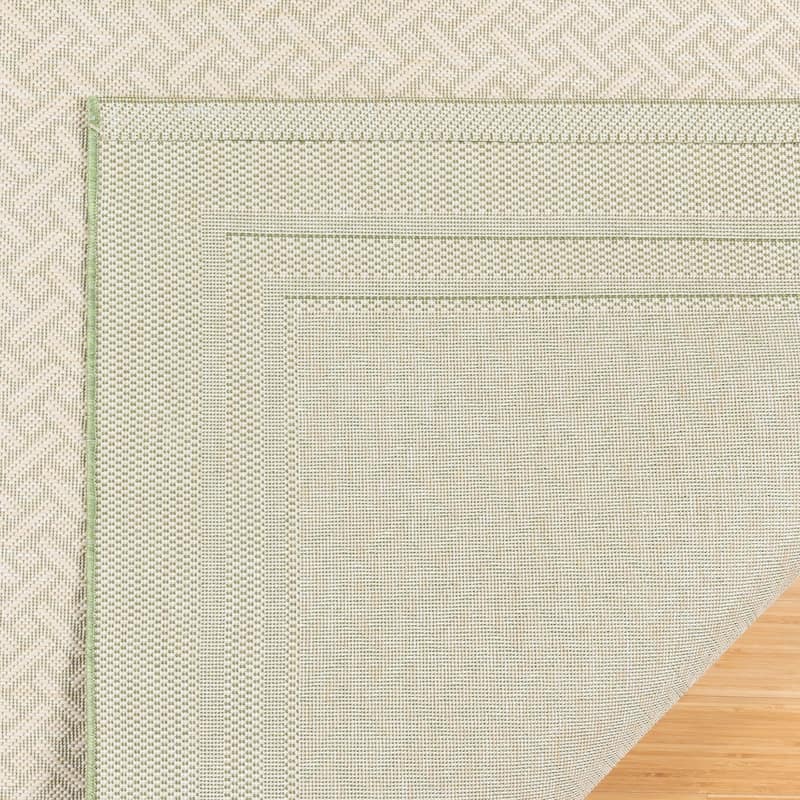 Gertmenian Paseo Soroa Classic Border Easy Care Flatweave Indoor/ Outdoor Area Rug