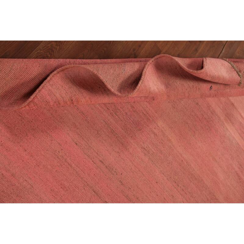 Pink Gabbeh Modern Area Rug Handmade Oriental Wool Carpet - 5'6" x 8'1"