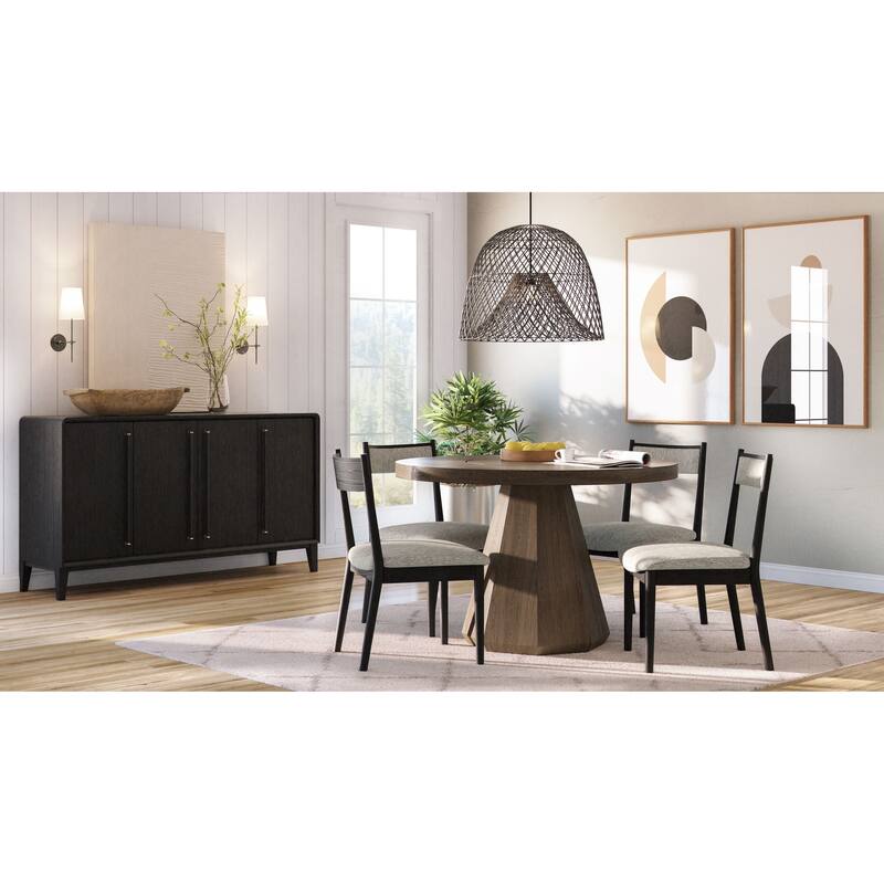 Round Dining Table - Latte