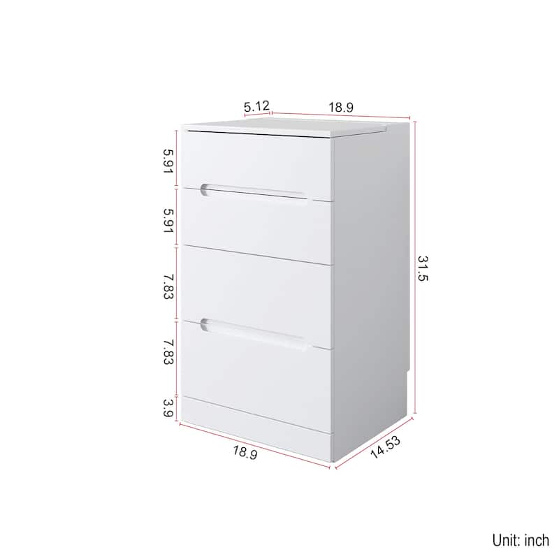 3 in 1 Vanity Desk with Flip Top Mirror, Glass Desktop, 3 Drawers and Cushioned Stool for Small Spaces