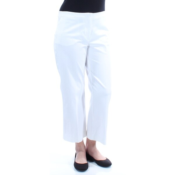 white tummy control pants