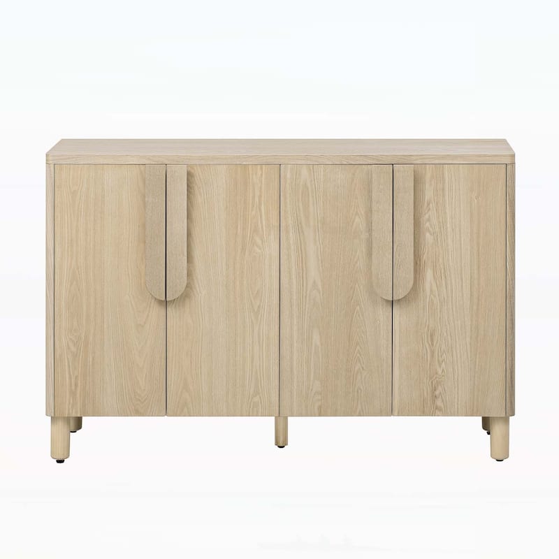 4-Door Buffet Cabinet with Ample Storage,for Various Living Spaces