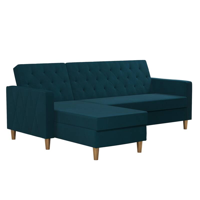 CosmoLiving by Cosmopolitan Liberty Sectional Futon with Storage