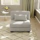 Option Sea Salt Grey-Armless Sofa