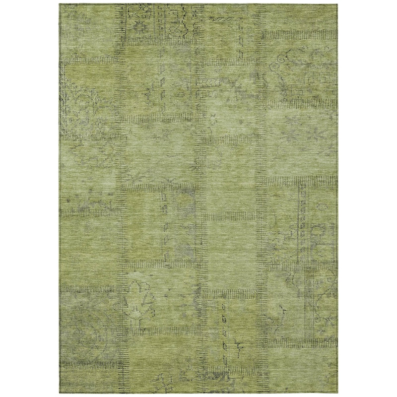 Machine Washable Indoor/ Outdoor Chantille Boho Traditional Rug
