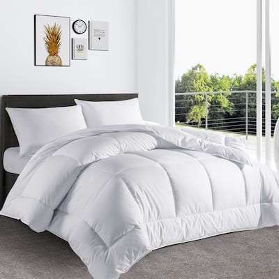 Year Round Down Alternative Duvet Comforter with Jacquard Cover