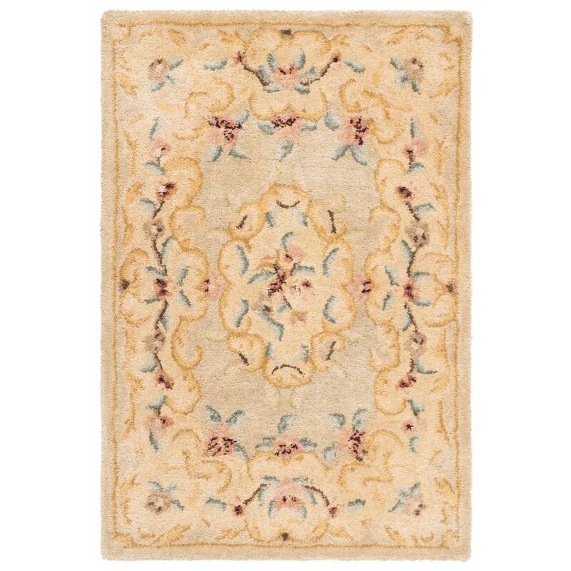 SAFAVIEH Handmade Bergama Achsah Oriental Hand-spun Wool Rug