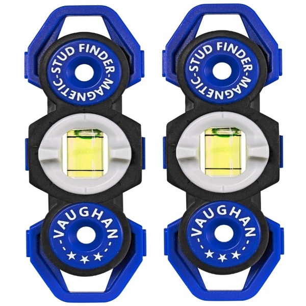 Vaughan 2 Pack Magnetic Stud Finders Pocket Sized No Batteries Needed - 240143