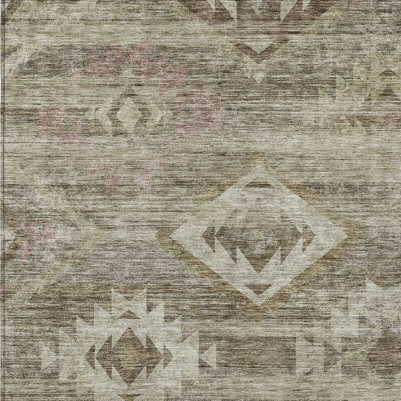 HomeRoots Southwestern Transitional Rectangle Outdoor Rug