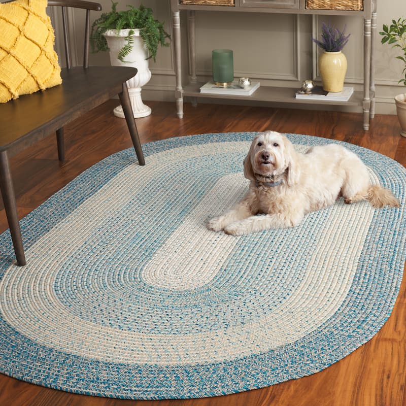 SAFAVIEH Handmade Braided Ecenur Indoor/Outdoor Machine Washable Rug