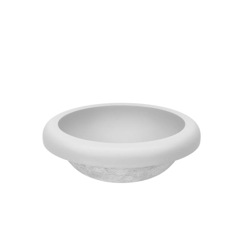 Cuyama NativeStone and Concrete Drop-in Bathroom Sink - 21" x 15" x 5"