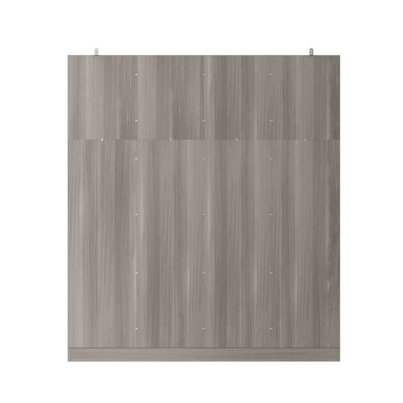 Timechee Large Armoire Wardrobe Closet Cabinet 4 Doors