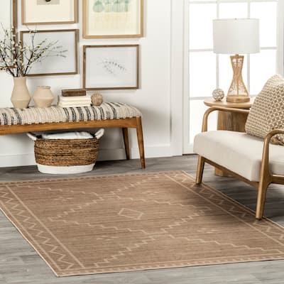 Velma Easy Jute Machine Washable Area Rug