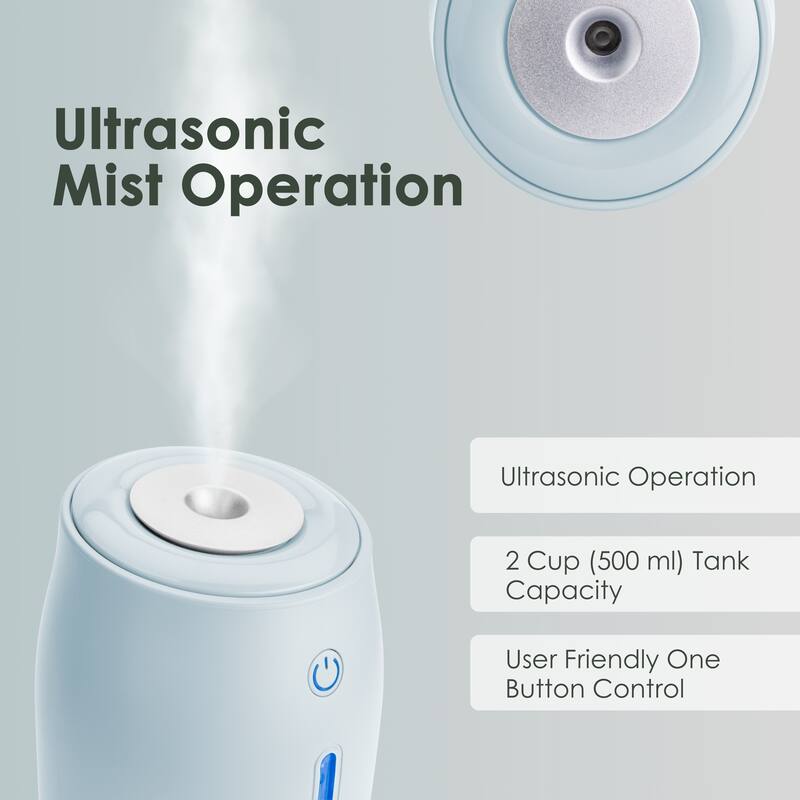 Airvana AG260HUM Aqua Glo Portable Ultrasonic Cool Mist Humidifier