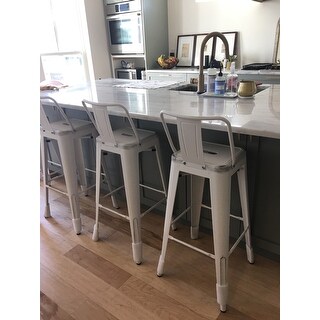 Carbon Loft Ruska Steel 30-inch Bar Stool (Set of 2)